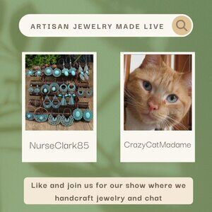 CrazyCatMadame n NurseClark85 are LIVE making jewelry